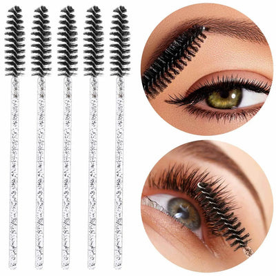 50Pcs Disposable Eyelash Wands Brush Comb Eye Lashes Extension Accessories Mascara Wand Makeup Professional Beauty Tool