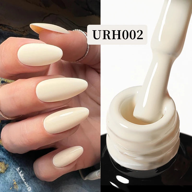 UR SUGAR 7ml Nude Pink Color Nail Gel Polish Semi Permanent Soak Off UV DIY Nail Art Gel Long Lasting Design Manicure Supplies