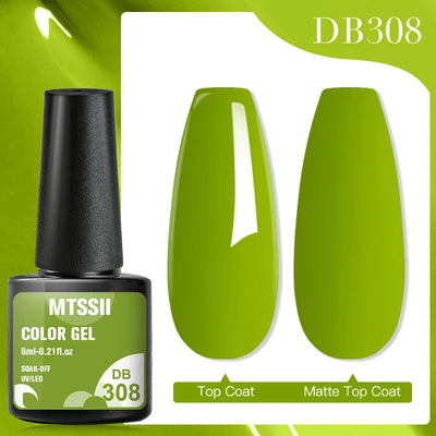 Mtssii 6ml Nail Gel Jelly Eggshell Gel Nail Polish Transparent Gel Soak Off Nail Art Gel UV LED Varnish