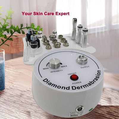 3 in 1 Facial Care Salon Equipment Diamond Microdermabrasion Dermabrasion Machine for Personal Home Use With Diamond Tips