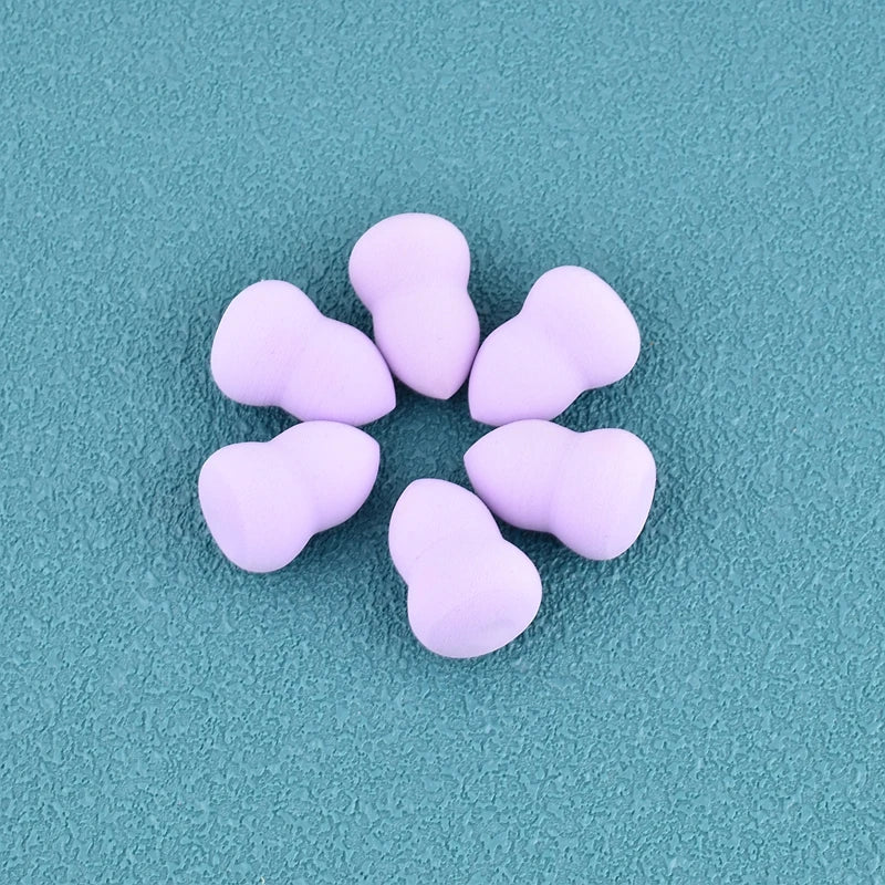 6/30/100Pcs Mini Makeup Sponge Soft Cute Face Beauty Egg Cosmetic Powder Puff for Foundation Cream Concealer Makeup Blender Tool
