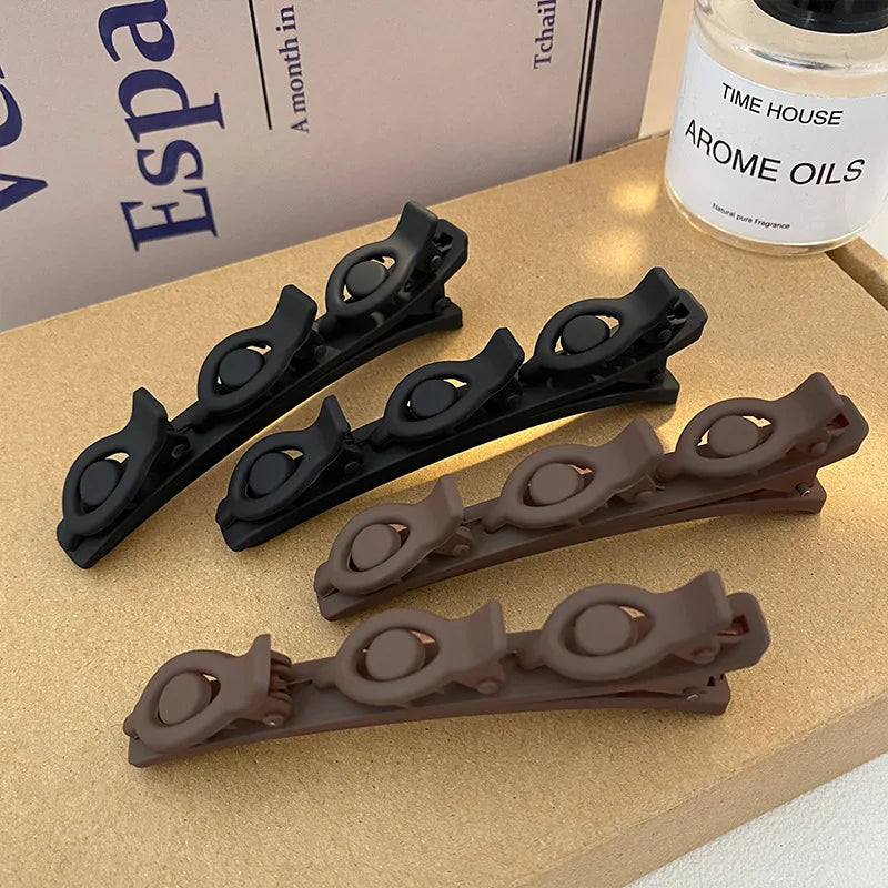 Double Layer Braided Hairpin Broken Hair Fixed Clip Women Girls Korean Fashion Hairpin Headband Hairpin Lazy Styling Accessories