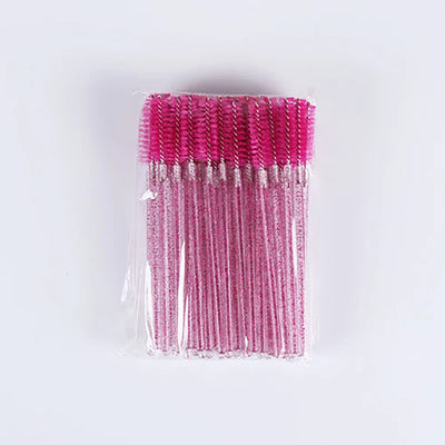 50Pcs Disposable Eyelash Wands Brush Comb Eye Lashes Extension Accessories Mascara Wand Makeup Professional Beauty Tool