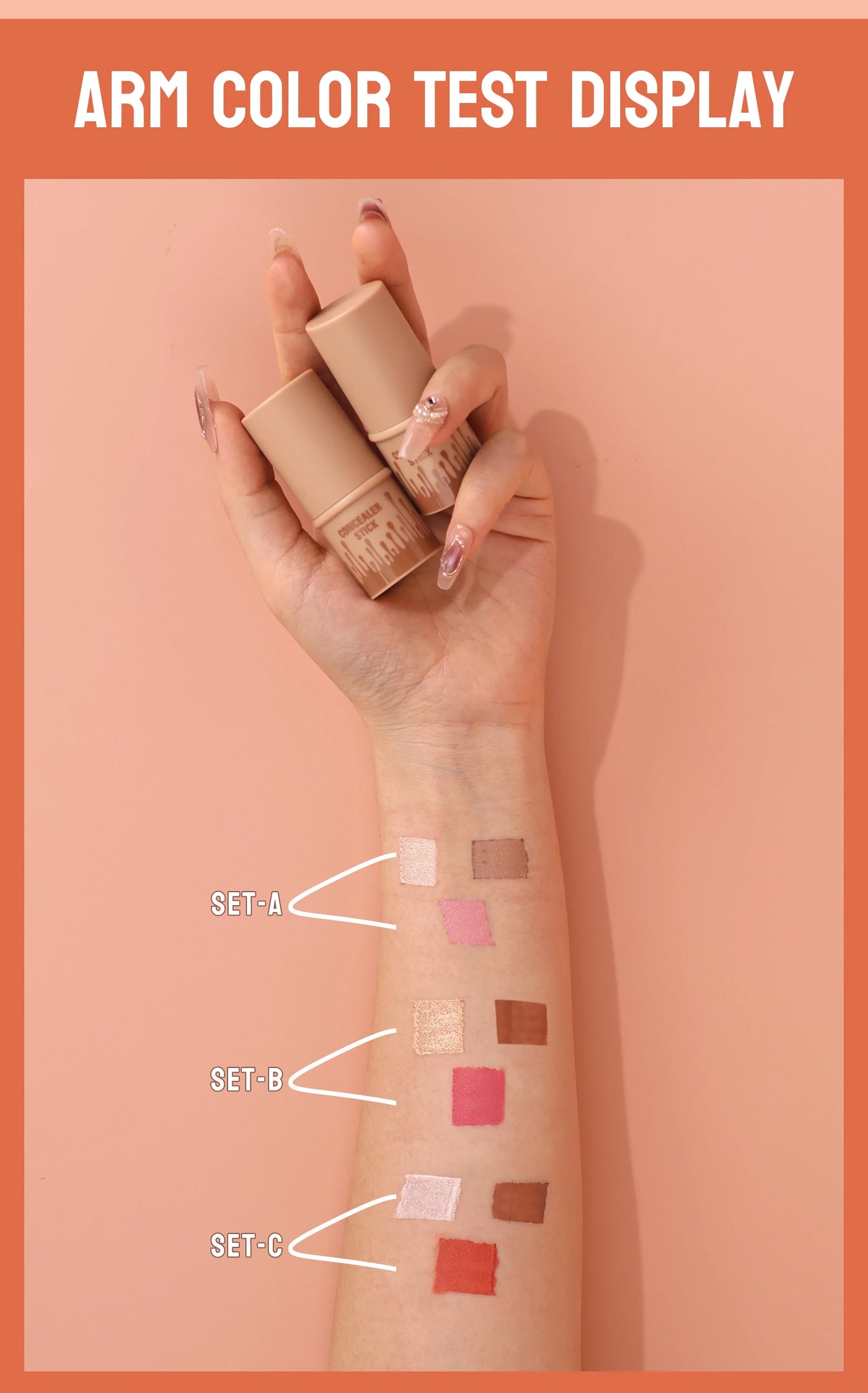 Contour Stick Set Natural Matte Finish Highlighters Shadow Waterproof Contouring Wand V-face Shaping Contour Pen Face Makeup