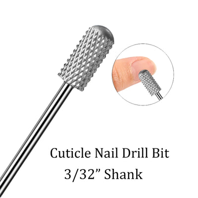 1pc Tungsten Carbide Nail Drill Bit Cutter For Manicure Machine Carbide Electric Nail Drill Milling Cutter For Nail Accessories
