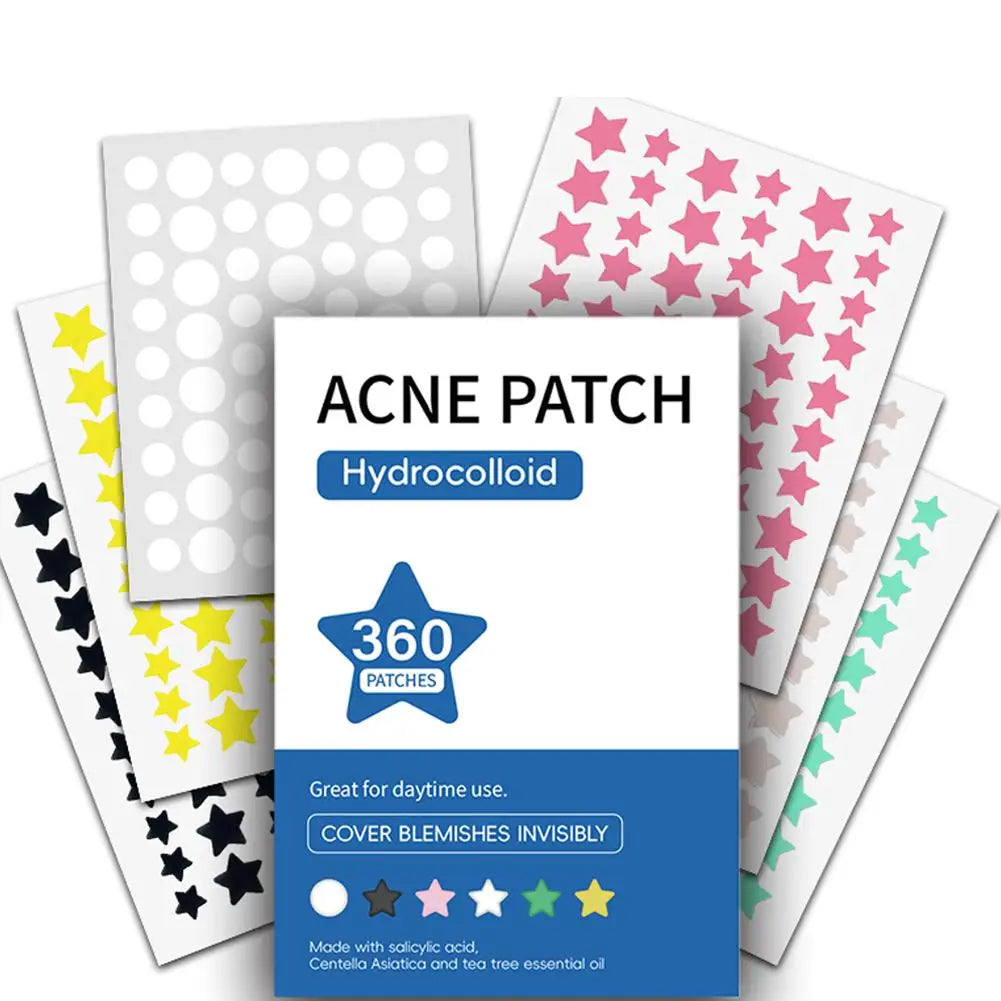 Color Acne Patch Set Mild Non-irritants Fade Acne Pimples Closed Mouth Improve Acne Muscle Acne Patch Skin Care