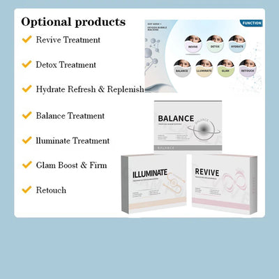 Professional CO2 Oxygen Facial Device Skincare Bubble Machine Hydro Dermabrasion 3 In 1 Facial Electric Massager Skin Cleansing