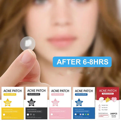 Color Acne Patch Set Mild Non-irritants Fade Acne Pimples Closed Mouth Improve Acne Muscle Acne Patch Skin Care