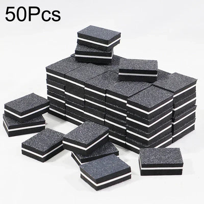 New 100-10Pc Mini Buffing Sanding Files Block Pedicure Care Nail Art Buffer Polish Manicure Pedicure Nail File Tools Nail Charm