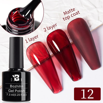 30g Dopamine Sequin Flexible 3D Gel Non Stick Hand Solid Extension Nail Gel Nude Pink White Extension Gel Rhinestone Glue Gel