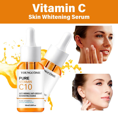 Vitamin C Facial Essence Hyaluronic Acid Dark Skin Brighten Serum Fade Fine Lines Moisturizing Repair Dull Serum Face Skin Care