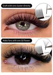 winky beauty 5D Flora Lashes 0.07mm Easy Fan Eyelash Extensions Wholesales Premade Volume 12 Rows Natural Soft Lashes