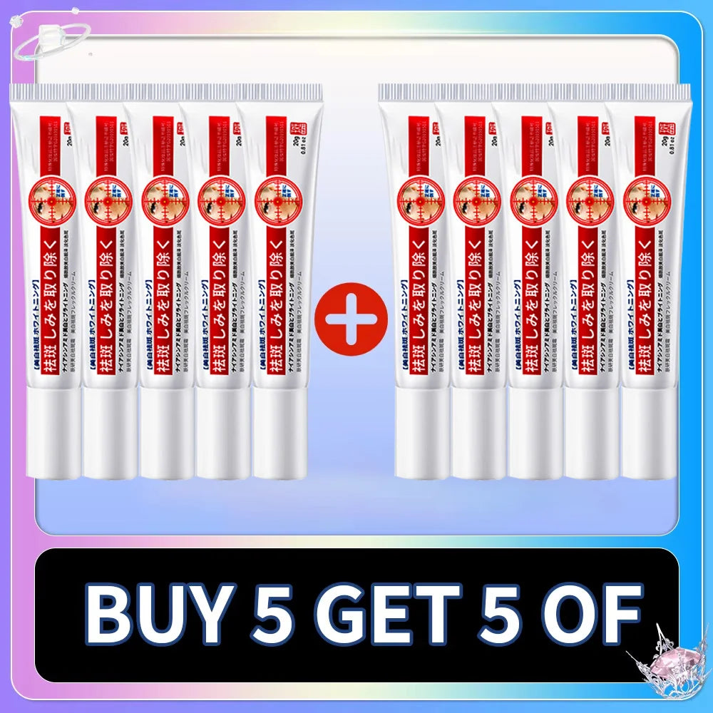 Mild niacinamide whitening and blemish cream, lightens melanin dull pigment, moisturizes skin care