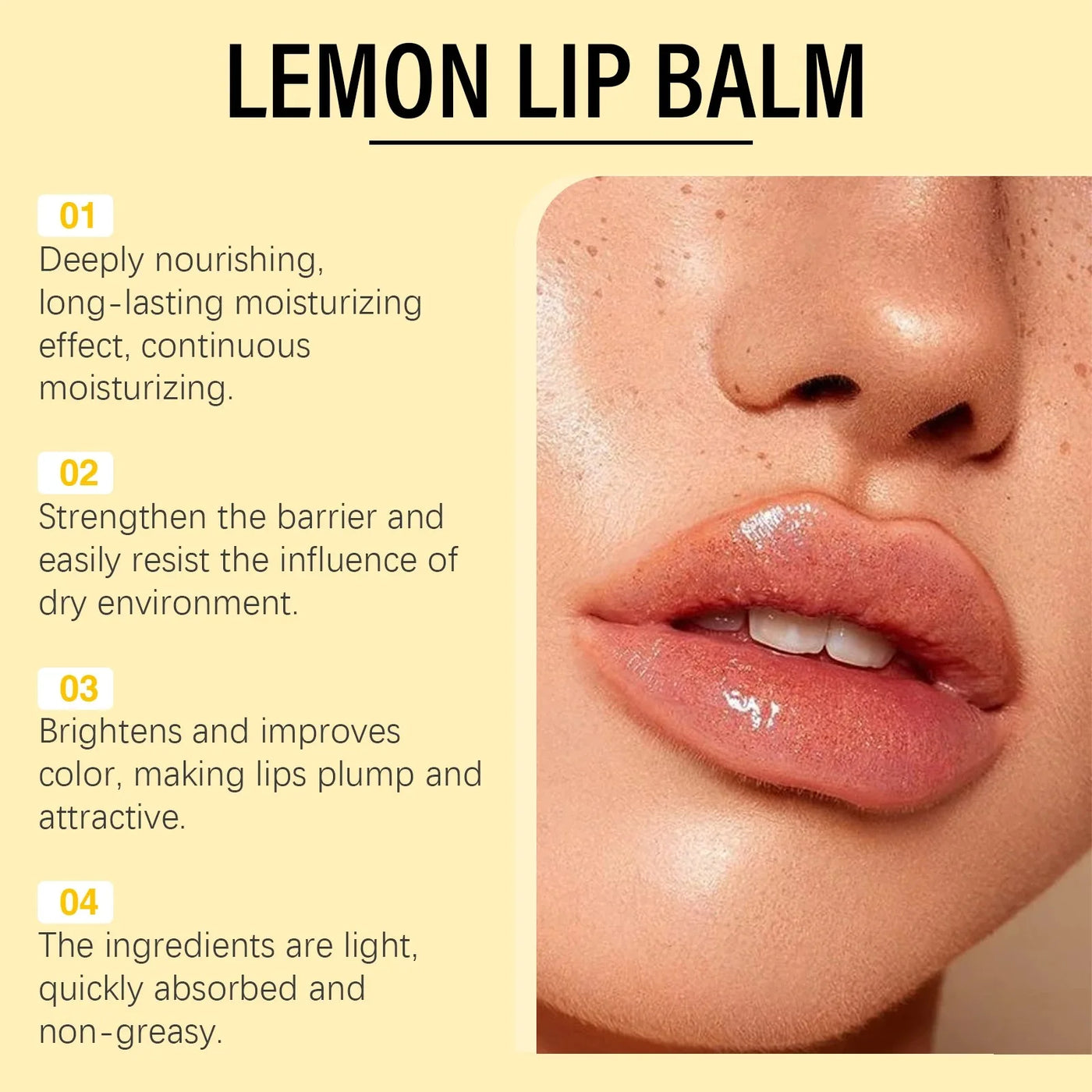 1/2/3pcs Lemon Ginger Lip Balm Turmeric Dark Melanin Remove Mask Gloss Exfoliating Improve Dullness Moisturizer Lip Repair Balm