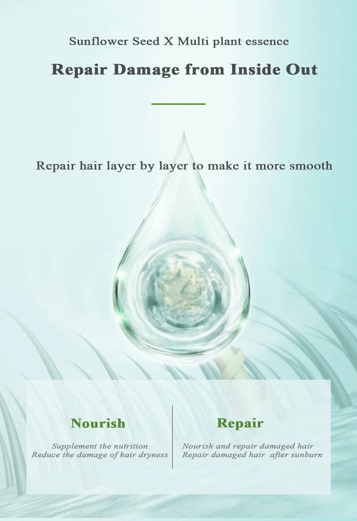 ZHANGGUANG 101 500G Anti Hair Loss Shampoo Repair Damaged Hair Smooth Hair Nourishing Conditioner