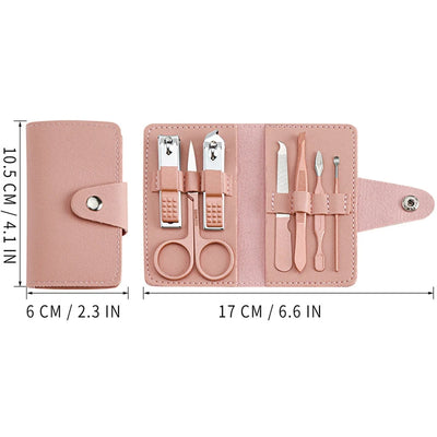 7-piece Nail Clipper Set Complete Set Of Household Nail Clippers Manicure And Beauty Tools Portable Nail Clipper Set
