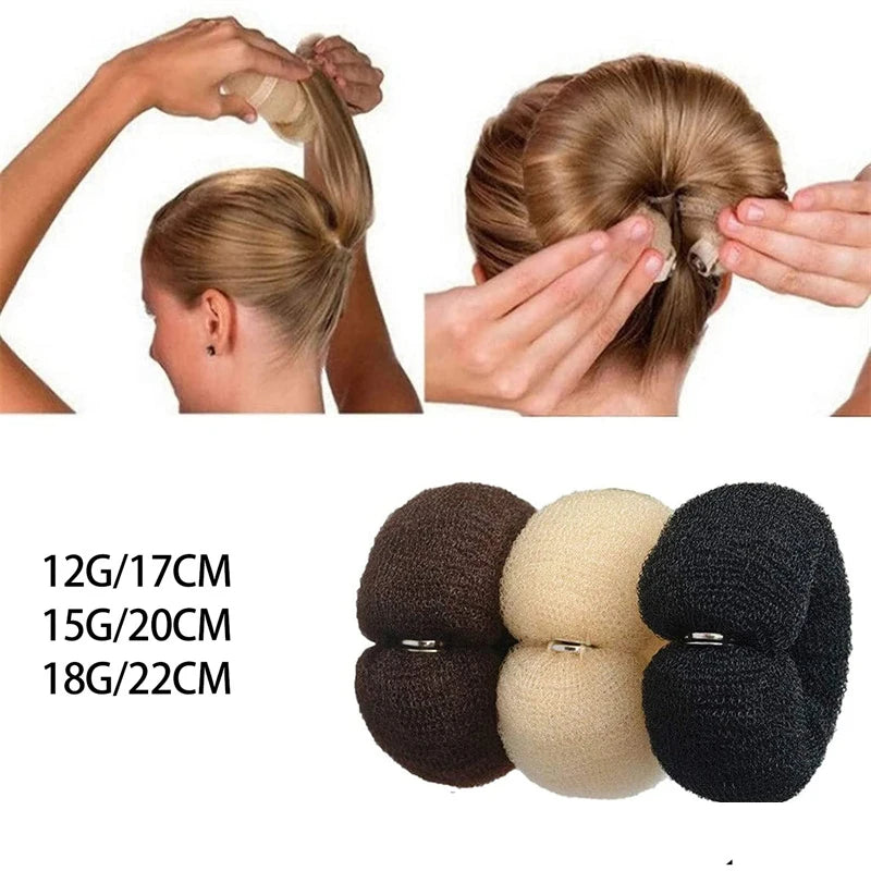 Hair Bun Maker Donut Magic Foam Sponge 3 Styles Hair Styling Braiders Tools Twist Headband Hairs Braiders Women Styling Tools