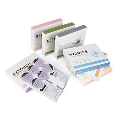 Foreverlily 5 pcs CO2 Pods Set For CO2 Bubble Pen Aqua Face Cleaning CO2 Capsule Gels Facial SPA Beauty Restart Kit Skin Care