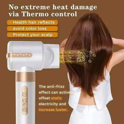 7 in 1 Hair Dryer Negative Ion Airwrap Styling Hair Curler Straightening Brush Brushless Motor Professional Hair Dryer Set