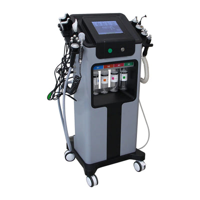 AOKO New10IN 1 Hydro Dermabrasion Aqua Peeling Ultrasound Facial Care Oxygen Injection Skin Rejuvenation Whiting Beauty Machine