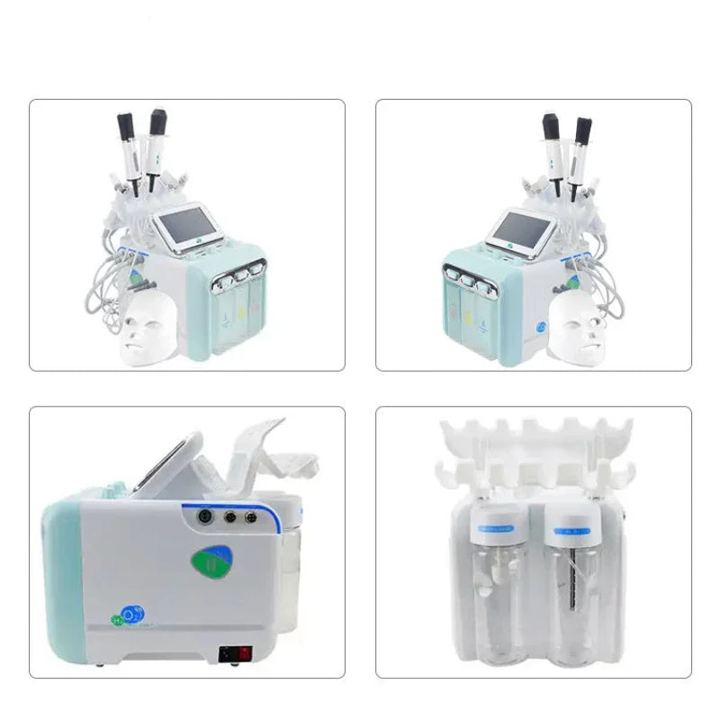 Newest 9-in-1 Korea Aqua Facial Dermabrasion H2O2 Water Oxygen Jet Peel Hydro Beauty Beauty Skin Cleansing Hydrofacial Machine