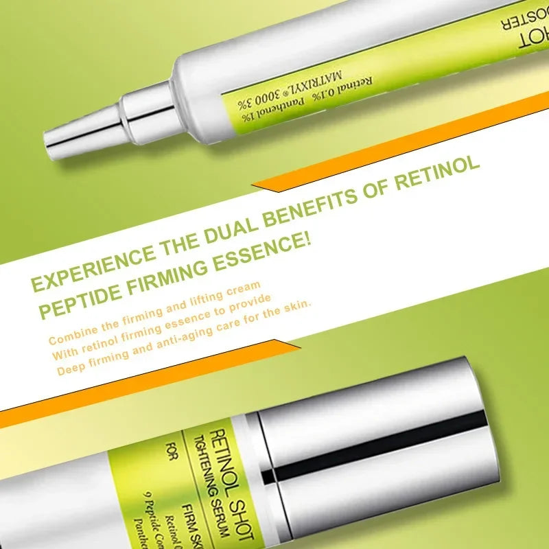 Retinol Shot Tightening Face Serum Wrinkle Remover Lifting Firming Fade Fine Lines Shrinking Pores Moisturizing Skin Care 2025