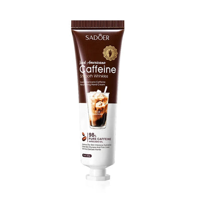 SADOER Caffeine Hand Cream Moisturizing Anti Wrinkles Nourishing Whitening Hydrating Hands Creams Skin Care Products