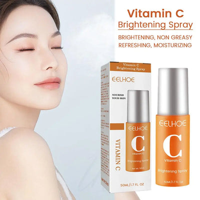 50ml Vitamin C Facial Spray Mist Green Tea Toner Nourishing Relieve Redness Moisturizing Vitamin C for Face Mist Spray Skin Care