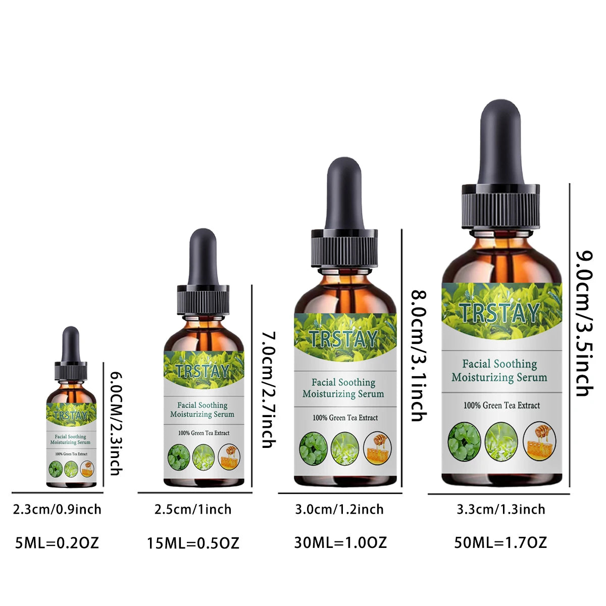 TRSTAY Facial Soothing Moisturizing Serum 100% Green Tea Extract