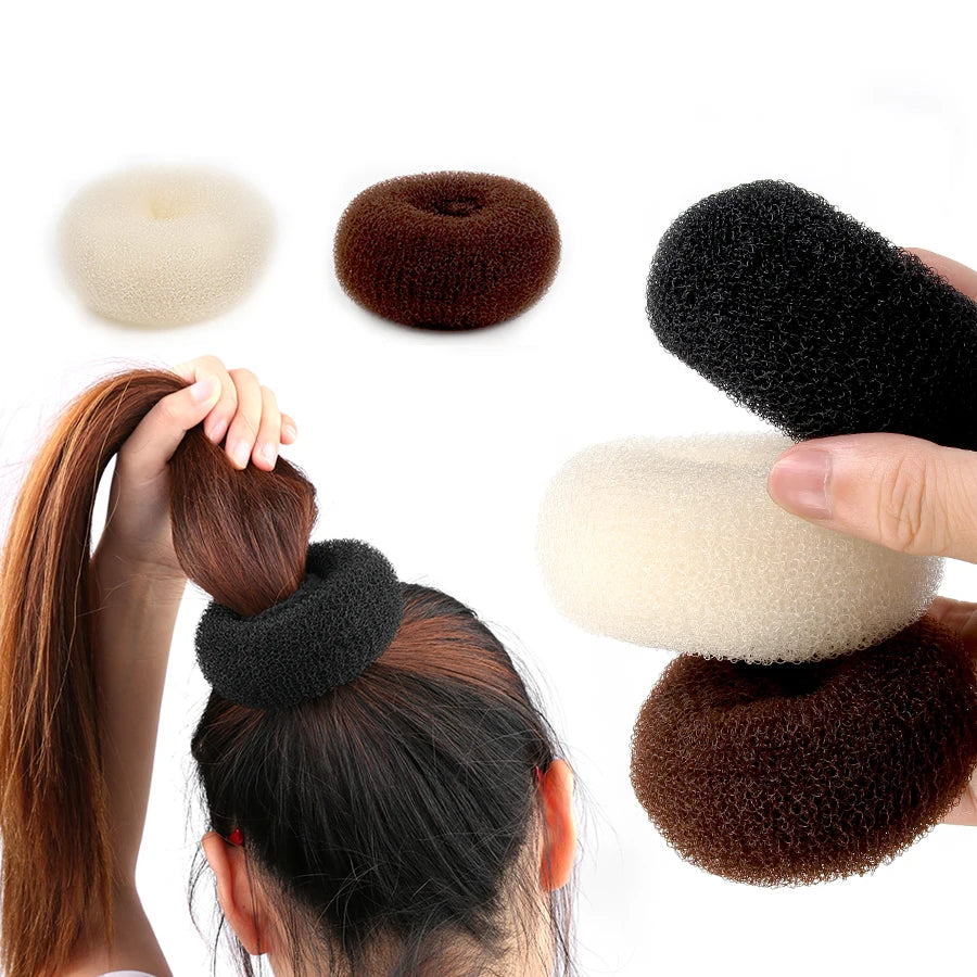 Hair Accessories S/M/L Hair Doughnut Dish Hair Donut Bun Maker Wig Hair Donut Braids Hair Bun Headband Doughnut Maker