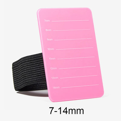 Acrylic Eyelash Extension Organizer Pallet False Lash Stand Tile Palette Eyelash Holder with Belt Graft Lash Scale Tools