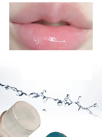 Peach Lychee Fruity Lip Balm Moisturizing Anti-Dry Anti Crack Clear Crystal Lip Balm Lip Care Mini Cute Jelly Lipstick Skin Care