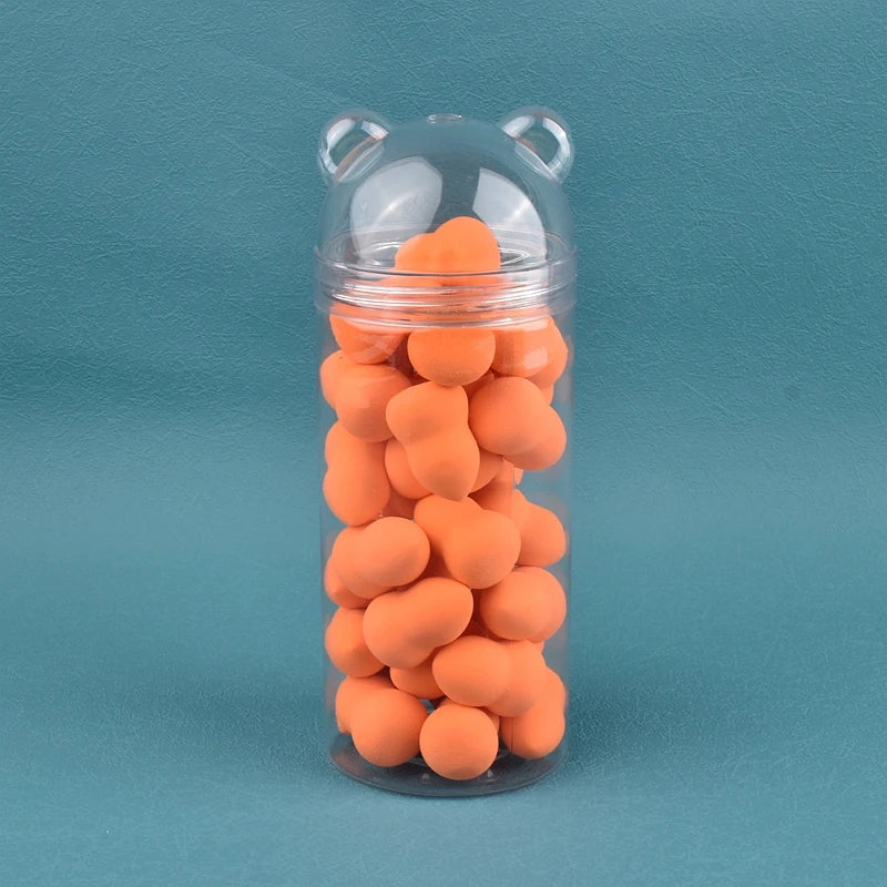 6/30/100Pcs Mini Makeup Sponge Soft Cute Face Beauty Egg Cosmetic Powder Puff for Foundation Cream Concealer Makeup Blender Tool