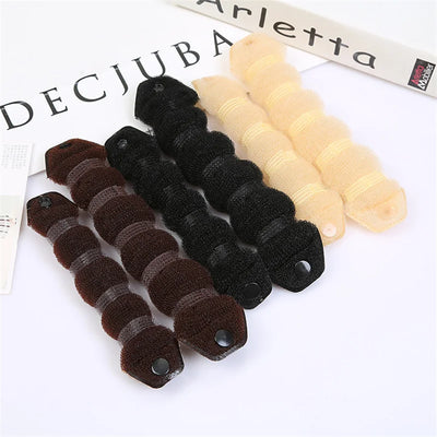 Hair Bun Maker Donut Magic Foam Sponge 3 Styles Hair Styling Braiders Tools Twist Headband Hairs Braiders Women Styling Tools