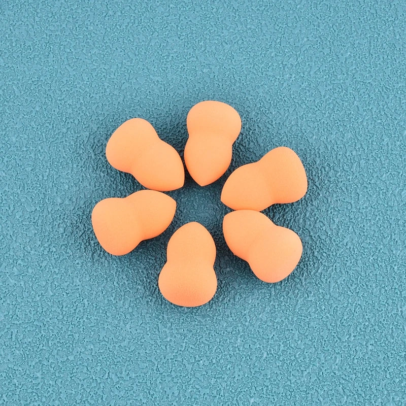 6/30/100Pcs Mini Makeup Sponge Soft Cute Face Beauty Egg Cosmetic Powder Puff for Foundation Cream Concealer Makeup Blender Tool