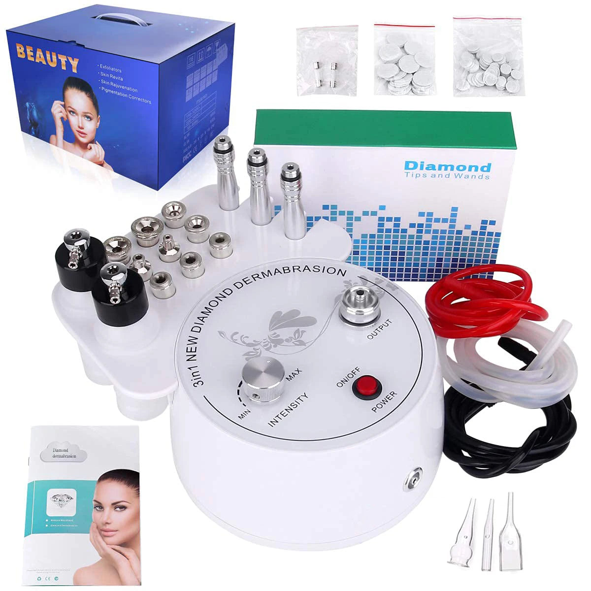 Professional Diamond Microdermabrasion Machine For Facial Peeling Skin Care Blackhead Removel Water Spray Exfoliation Machine