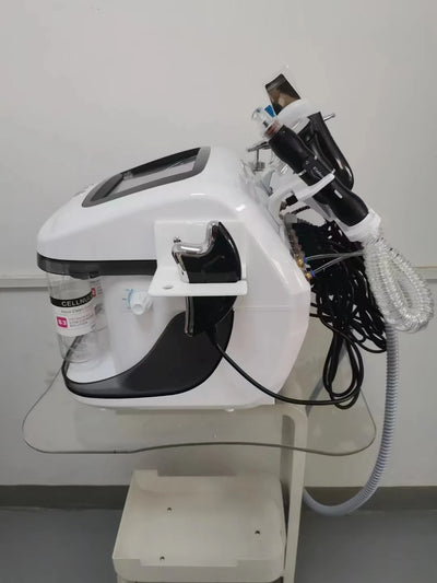 The New 10 In 1 Aqua Peeling Lift Skin Bubble Moisturizer Oxygen Machine Skin Care Cleansing Facial Dermabrasion Equipment