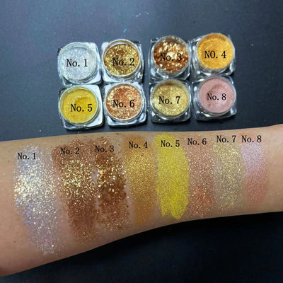 Highligher Mica Powder Pigments Safe DIY Art Decorative Filling Cover In Resin Nail Gel Shiny Acrylic Soap Lipsticks Eyeshadow