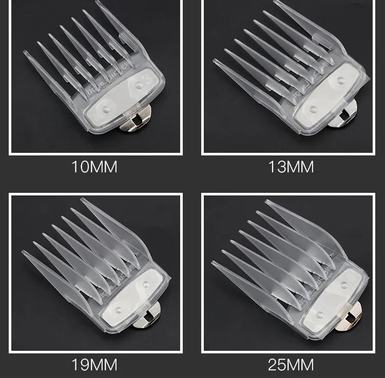 8pcs/set Professional Barber Hair Clipper Guide Combs For Wahl Trimmer Attachment Hair Cutting Limited Comb Salon Haircut Tools