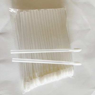 50pcs New Disposable Cosmetic Lip Brushes Lipstick Lip Glossy Wands Pen Cleaner Applicator Eyeshadow Gloss Makeup Brushes Tools