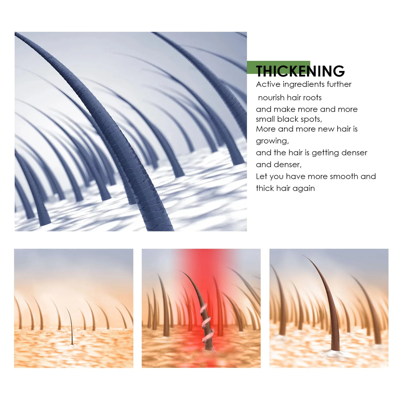 Hair Root Nutrient Peptide Protein Shampoo, Keratin and Biotin, 8.82 Oz, Deep Care for Dry, Frizzy and Damaged Hair, Moisturizing and Smoothing Formula, Suitable for Men and Women