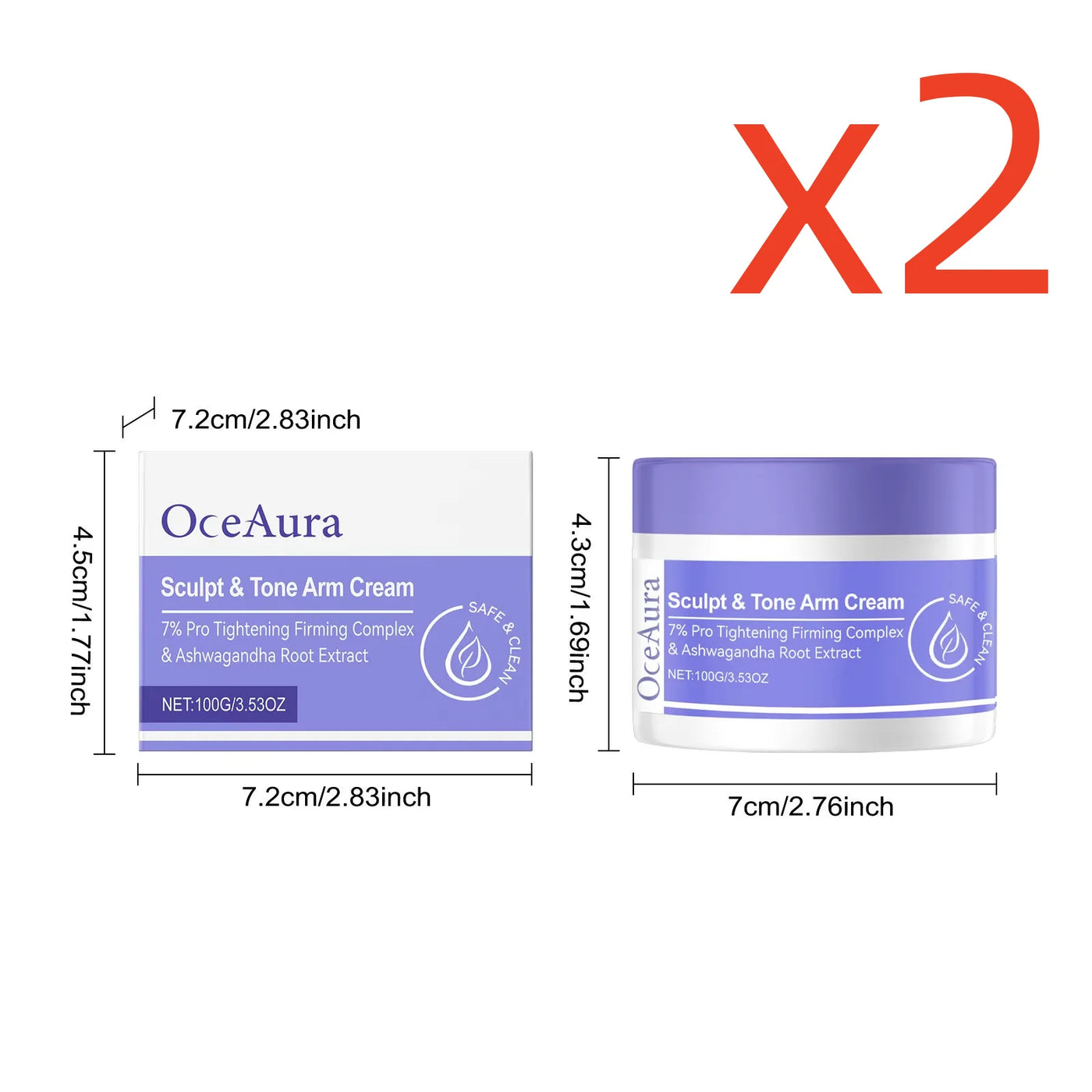 Arm Shaping Firming Cream Sculpt Tone Healthy Firm Muscle Prevent Sagging Loose Puffy Smooth Moisturize Skin Tighten Arm Cream