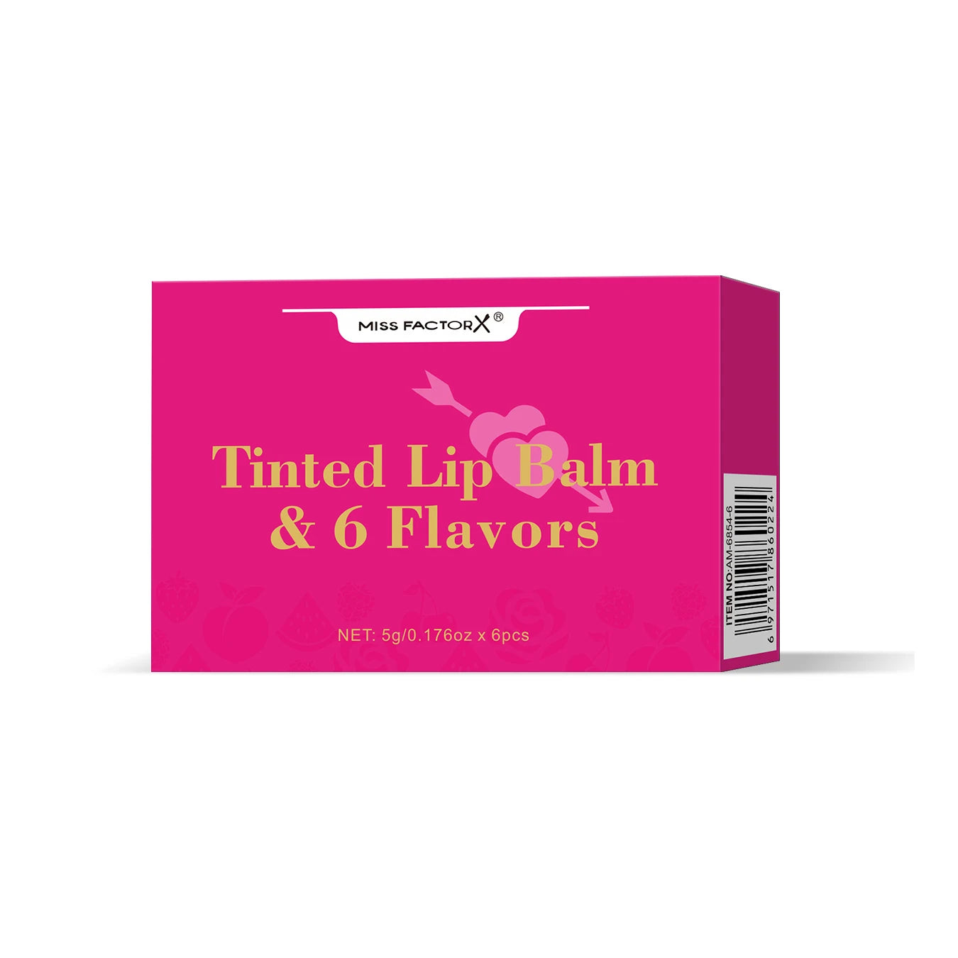 6 pieces/box, 6 flavors, nourishing and moisturizing dry lips, lipstick, lipstick gift set, the best choice for women's gifts