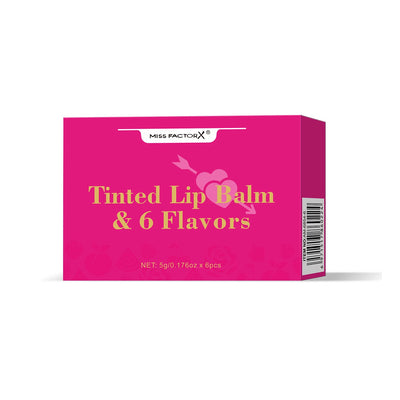 6 pieces/box, 6 flavors, nourishing and moisturizing dry lips, lipstick, lipstick gift set, the best choice for women's gifts