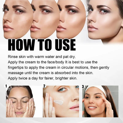 Effective Whiten Cream Brighten Face For Face Spots Remove Dark Spot Melasma Anti-pigmentation Improve Dullness Skin Care Cream