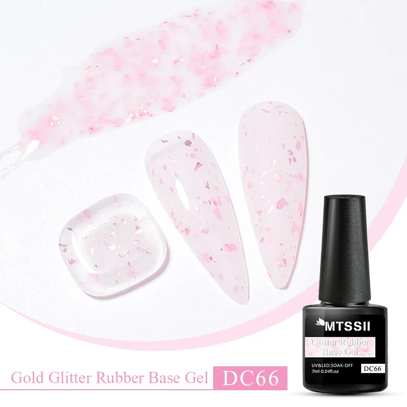 Mtssii 6ml Nail Gel Jelly Eggshell Gel Nail Polish Transparent Gel Soak Off Nail Art Gel UV LED Varnish