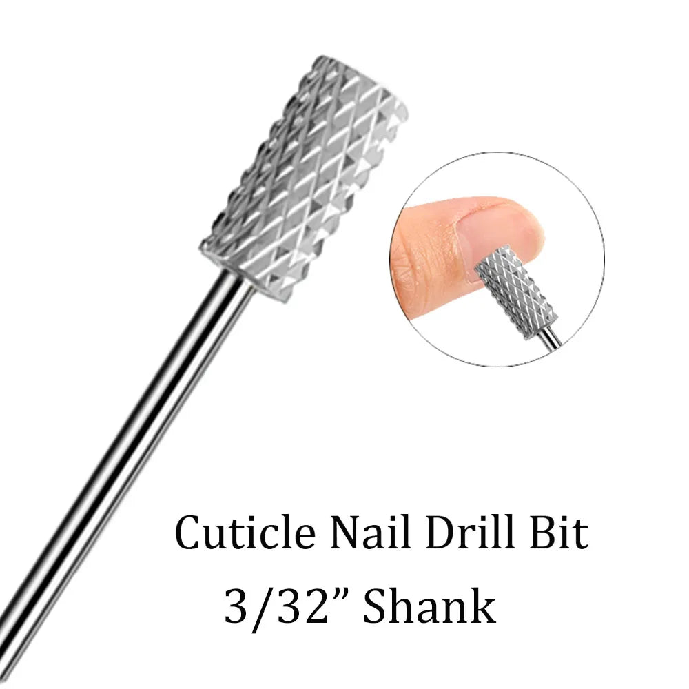 1pc Tungsten Carbide Nail Drill Bit Cutter For Manicure Machine Carbide Electric Nail Drill Milling Cutter For Nail Accessories