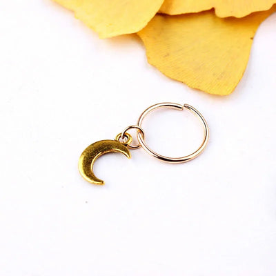 5pcs/bag Hair Braid Bead Butterfly Dreadlock Beads Ring Braiding Hair Sparkly Hair Styling Tool Bohemian Braid Hairs Accessories