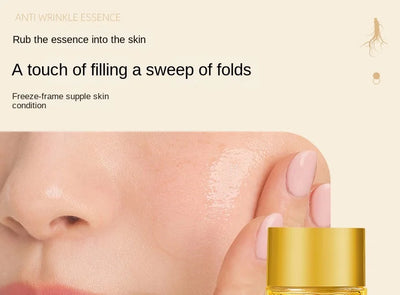 120ml Gold Ginseng Face Essence Anti Wrinkle and Rejuvenating Facial Serum Toner, Shrinks Pores, Moisturizes, Lifts and Tightens