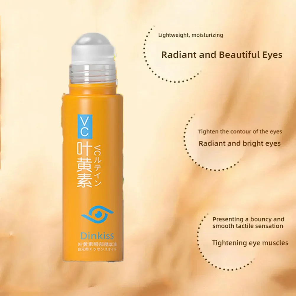 VC Lutein Eye Essence Oil Eye Roller Ball Removes Dark Circles Dullness Eraser Eye Bag Fade Fine Line Nourishing Essence